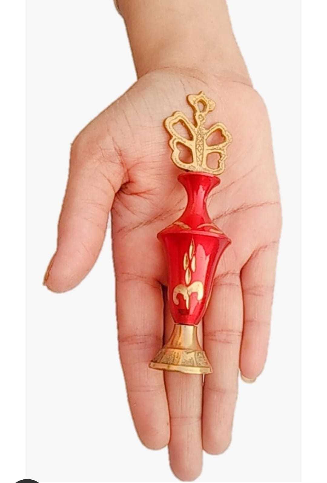 Brass Surmedani With Funnel/Kuppi And Surma Use In Eye's Makeup [Size-12-cm] Pack Of-1 Funnel, 2 Surma Packed, 1 Brass Surmedani