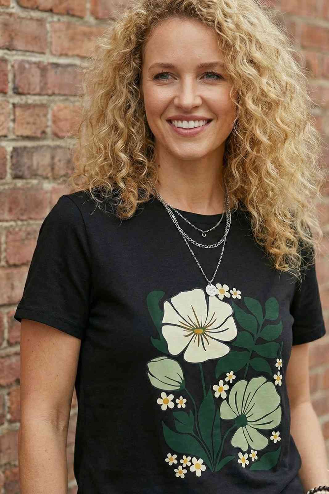 BOTANICAL GRAPHIC REGULAR TEE