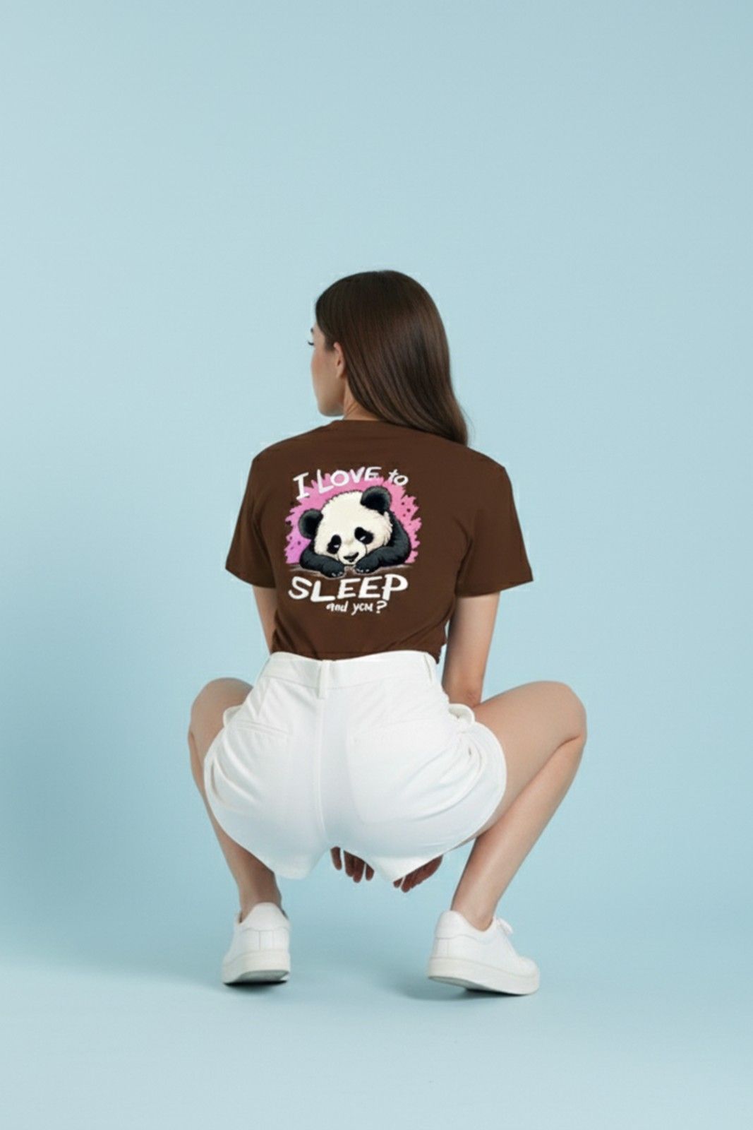 PANDA GRAPHIC PRINTED REGULAR T-SHIRT