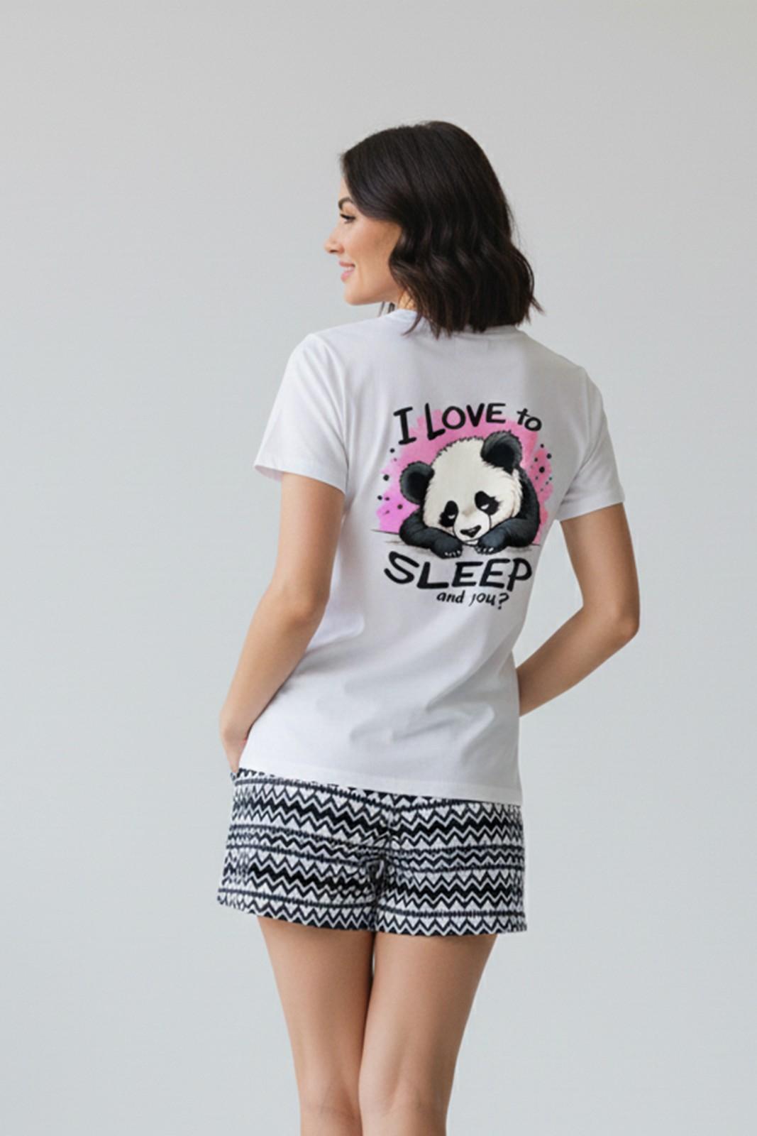 PANDA GRAPHIC PRINTED REGULAR T-SHIRT