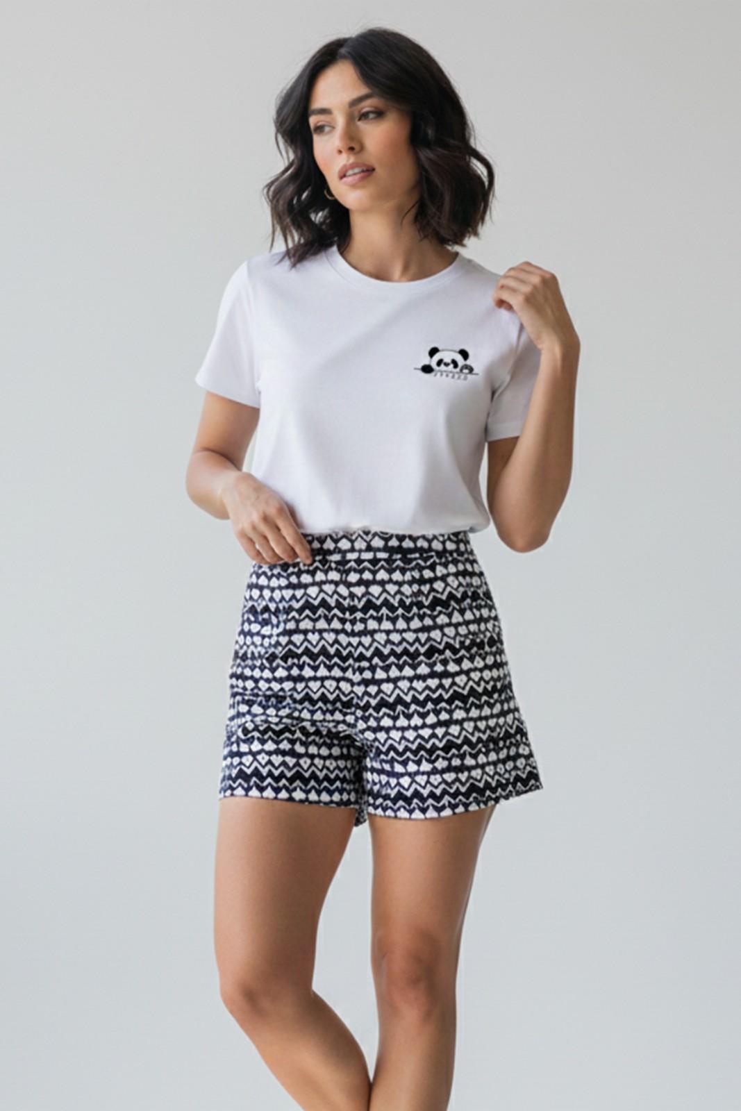 PANDA GRAPHIC PRINTED REGULAR T-SHIRT