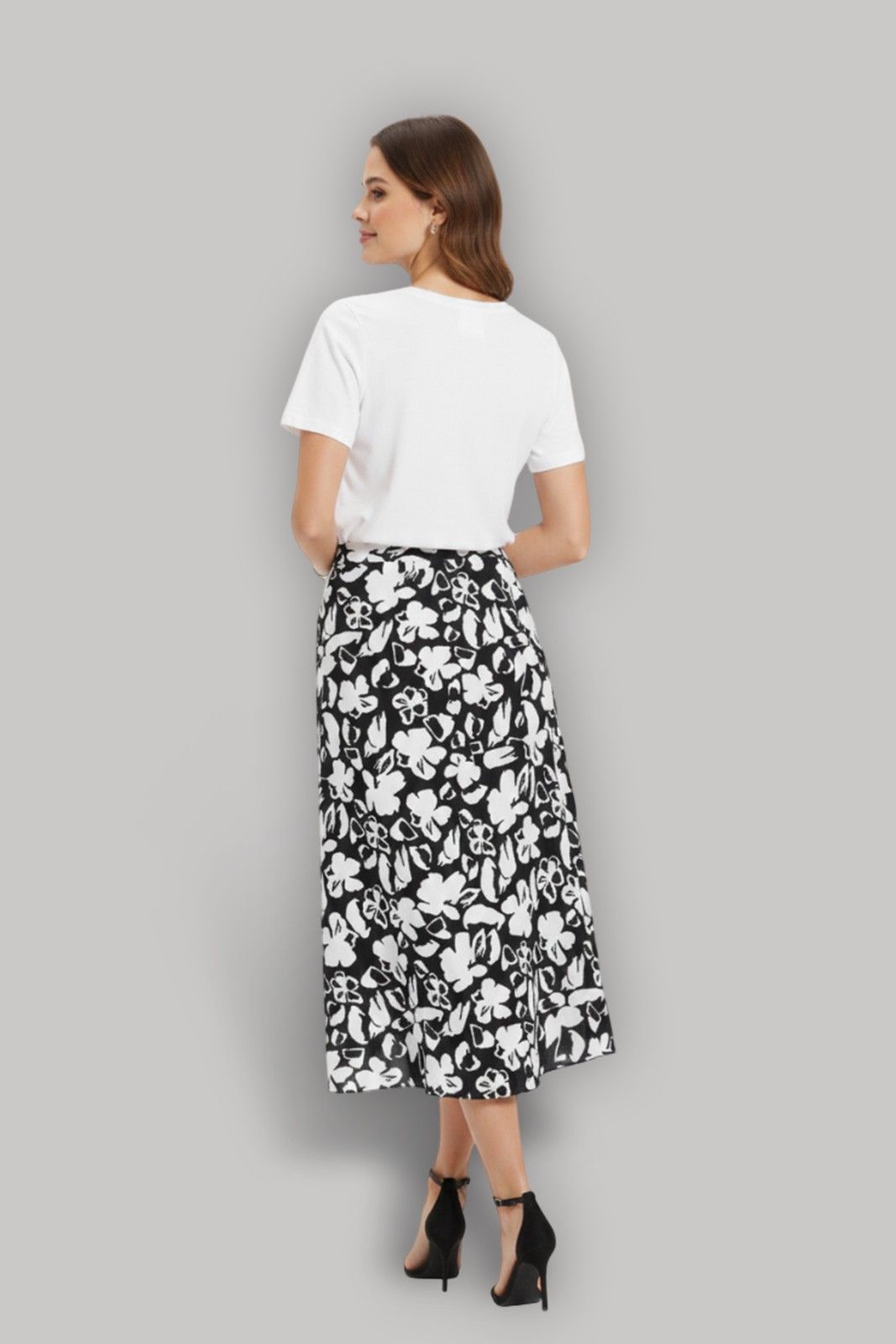 FLOWER GRAPHIC PRINTED REGULAR T-SHIRT