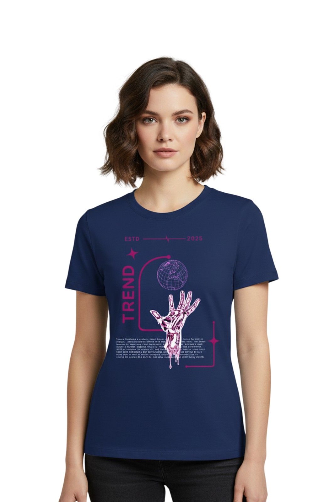 TREND GRAPHIC PRINTED REGULAR T-SHIRT