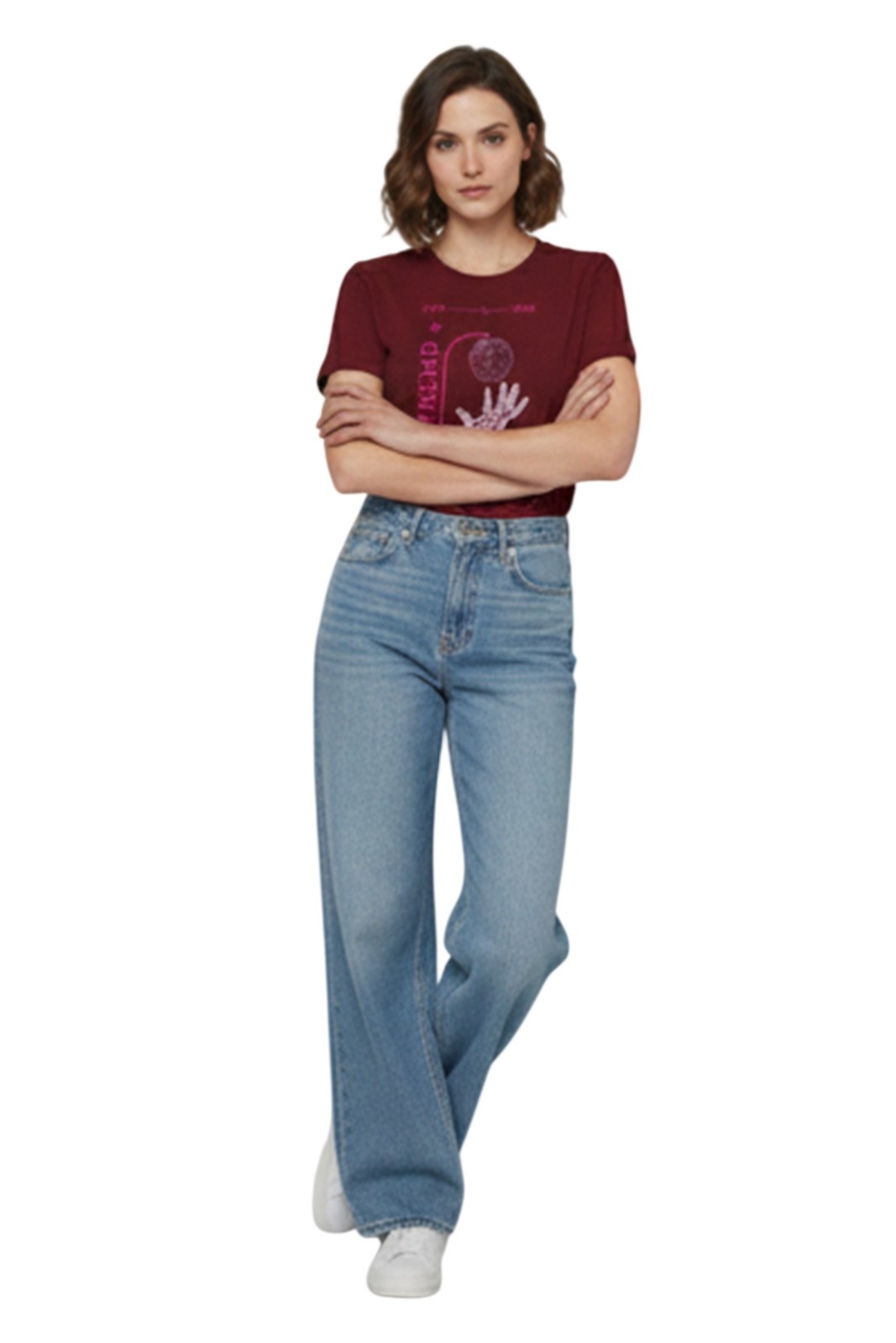 TREND GRAPHIC PRINTED REGULAR T-SHIRT