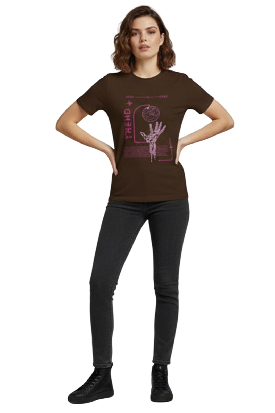 TREND GRAPHIC PRINTED REGULAR T-SHIRT