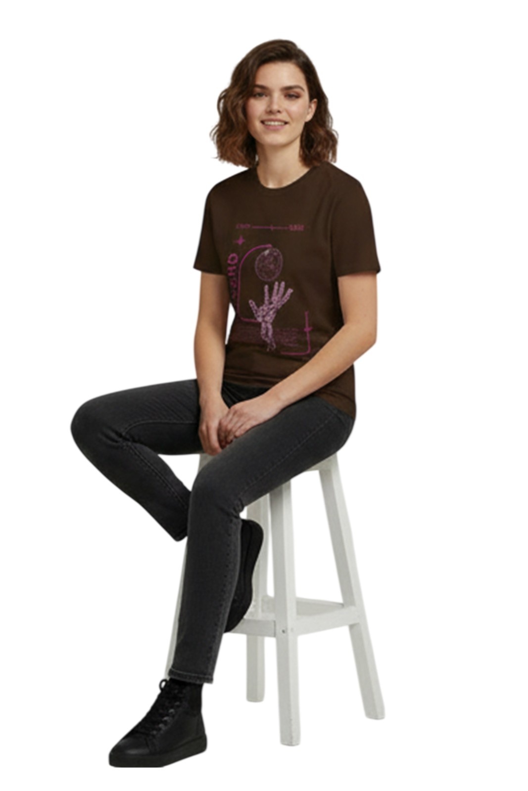 TREND GRAPHIC PRINTED REGULAR T-SHIRT