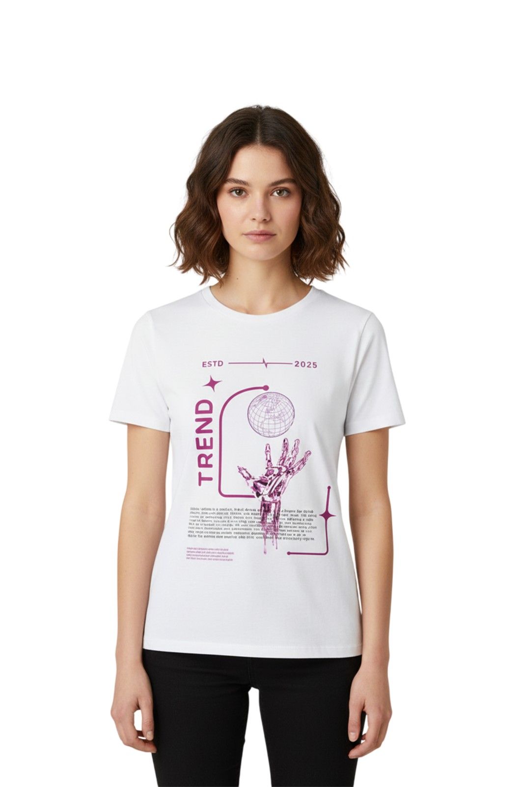 TREND GRAPHIC PRINTED REGULAR T-SHIRT