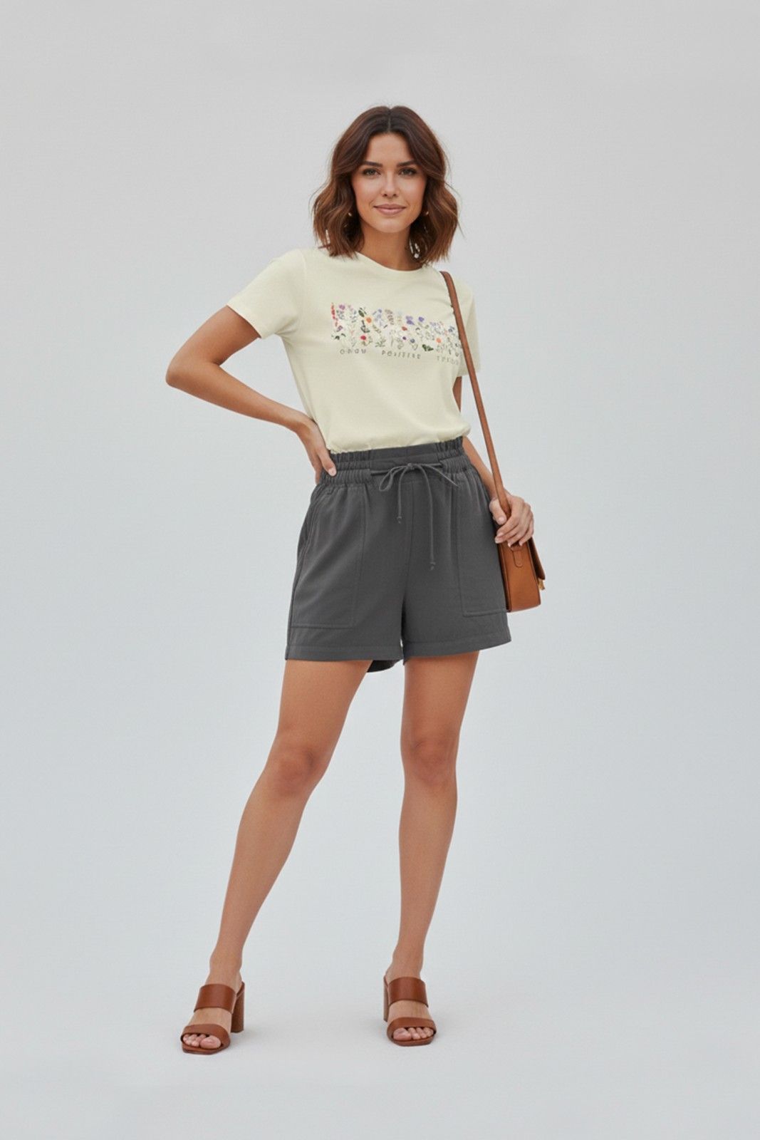 BOTANICAL GRAPHIC PRINTED REGULAR T-SHIRT