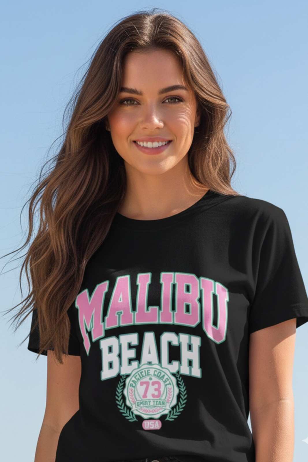 MALIBU GRAPHIC PRINTED REGULAR T-SHIRT