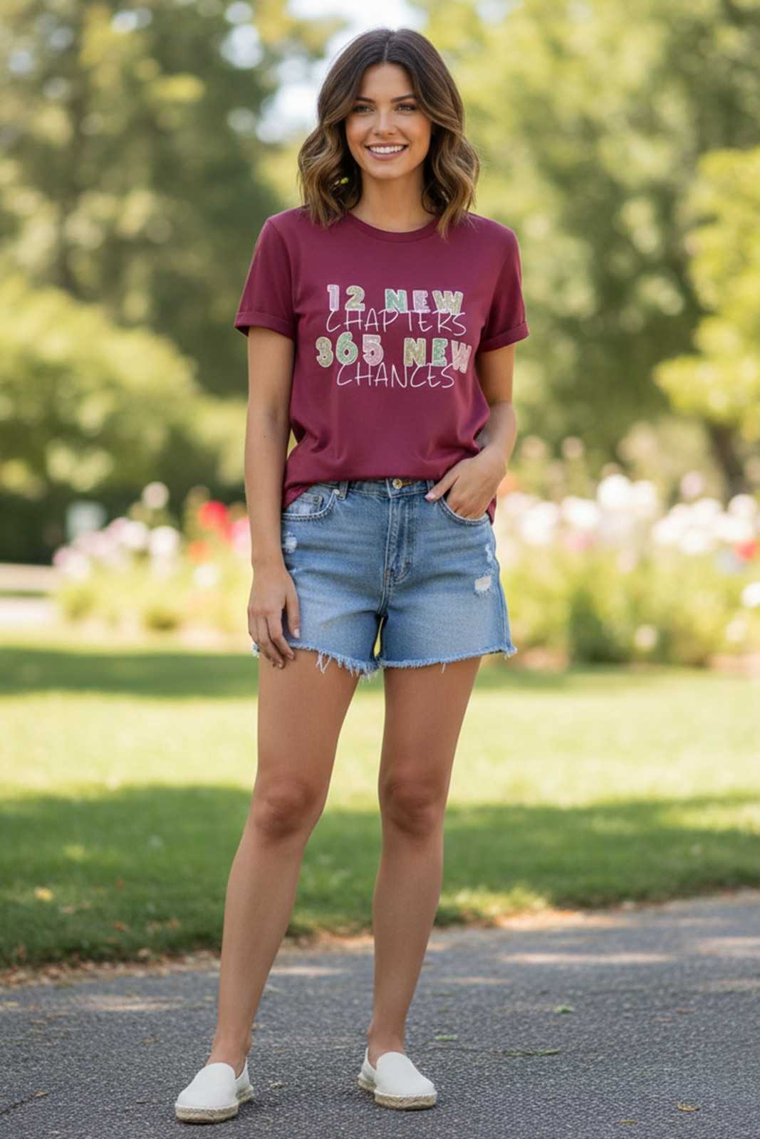 NEW YEAR GRAPHIC PRINTED REGULAR T-SHIRT