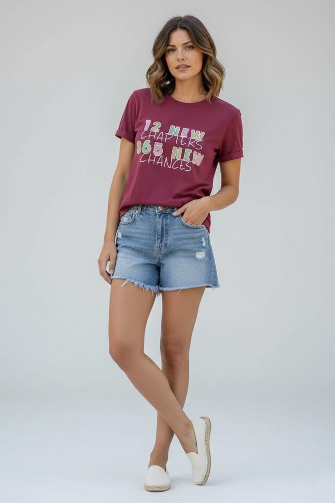 NEW YEAR GRAPHIC PRINTED REGULAR T-SHIRT