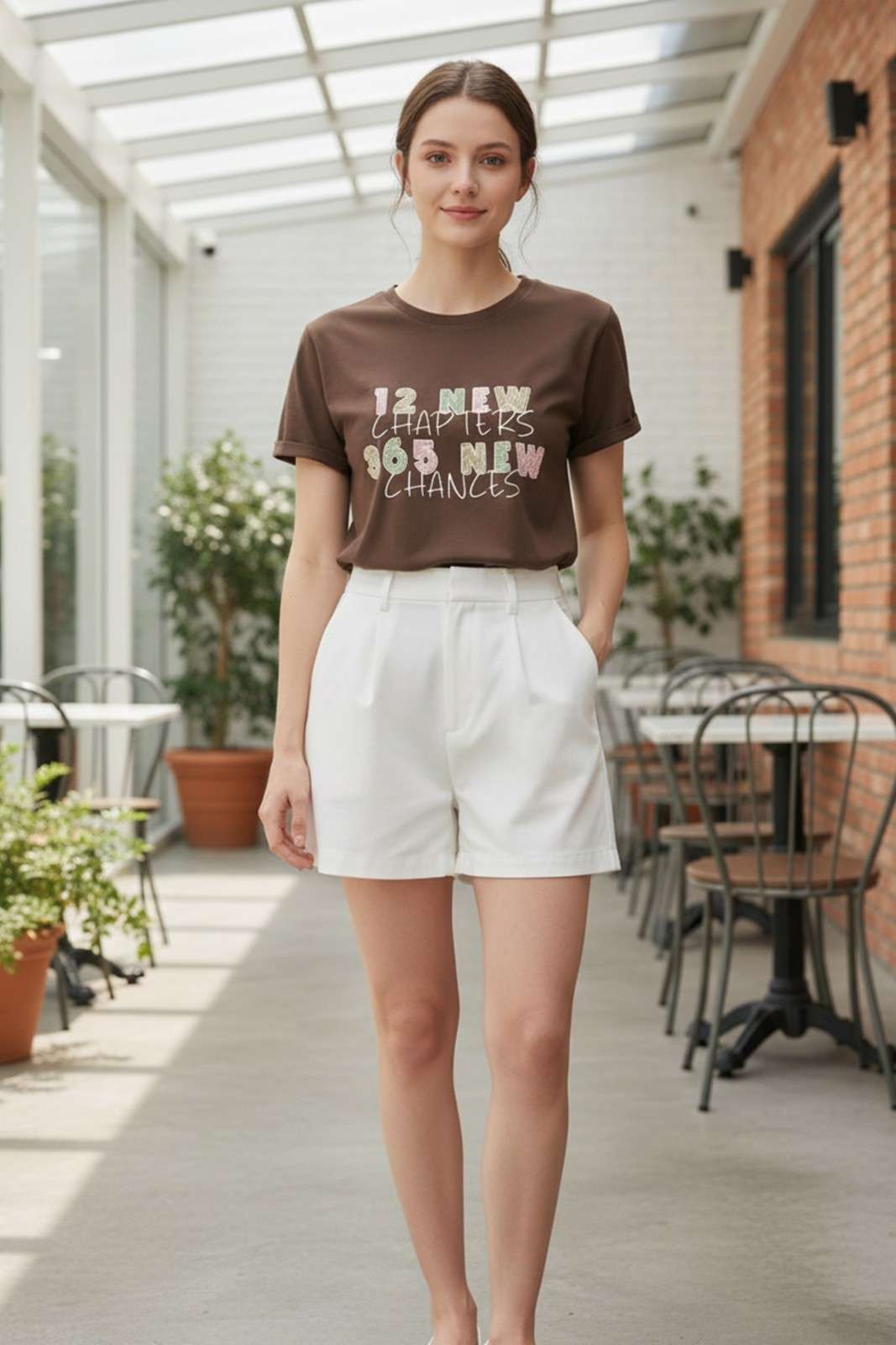 NEW YEAR GRAPHIC PRINTED REGULAR T-SHIRT