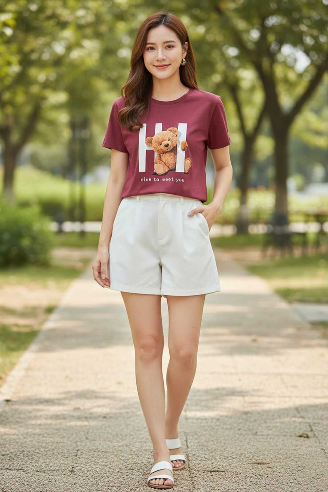 TEDDY GRAPHIC PRINTED REGULAR T-SHIRT