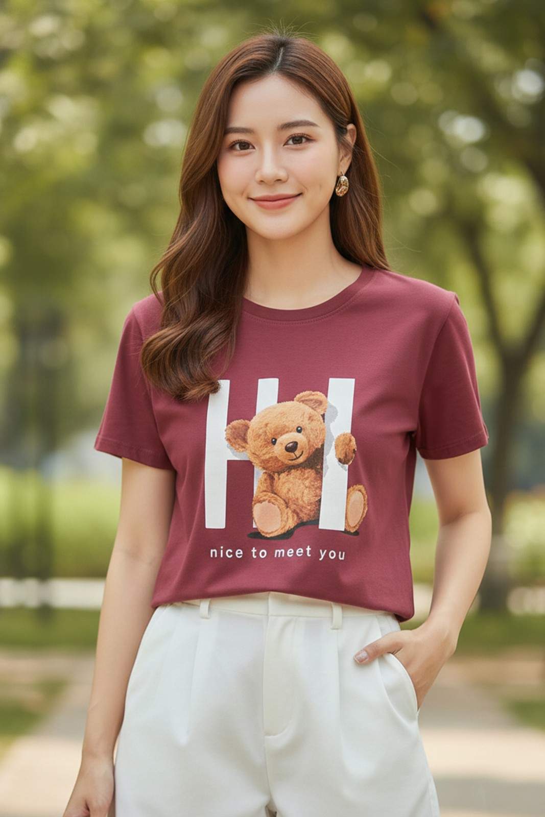 TEDDY GRAPHIC PRINTED REGULAR T-SHIRT