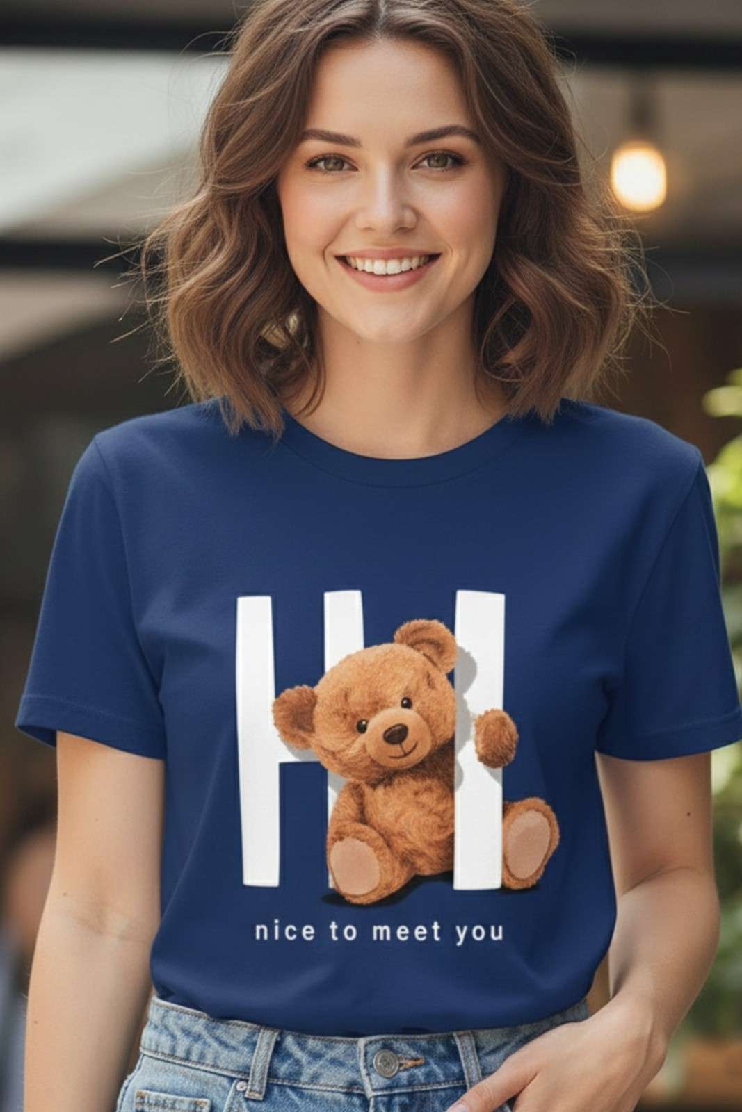 TEDDY GRAPHIC PRINTED REGULAR T-SHIRT