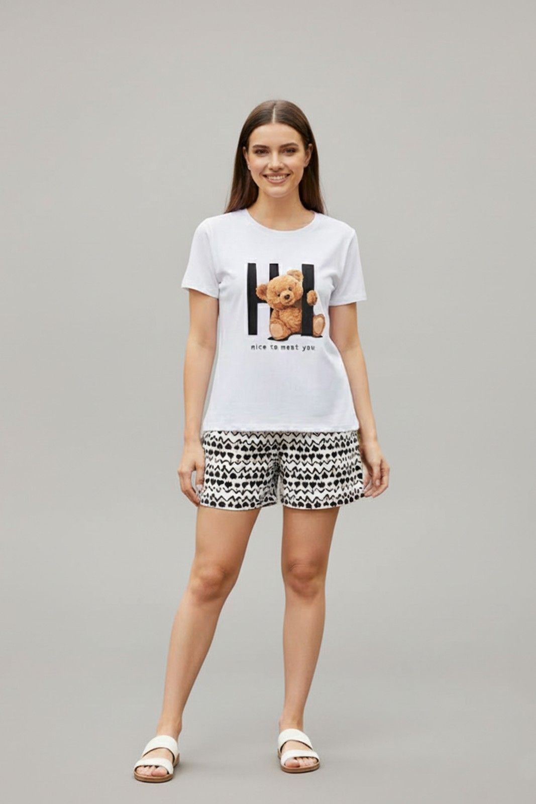 TEDDY GRAPHIC PRINTED REGULAR T-SHIRT
