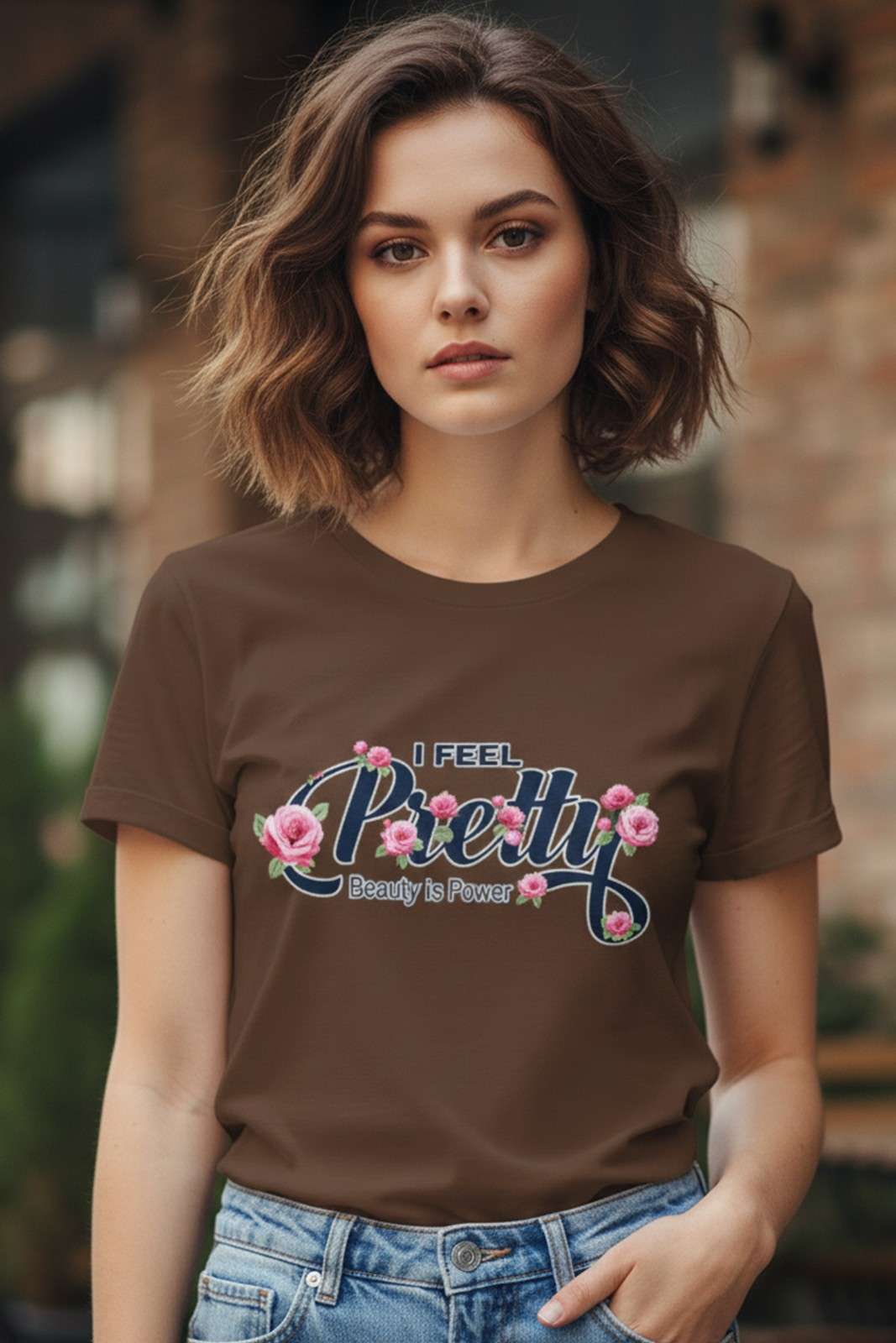 PREETY GRAPHIC PRINTED REGULAR T-SHIRT