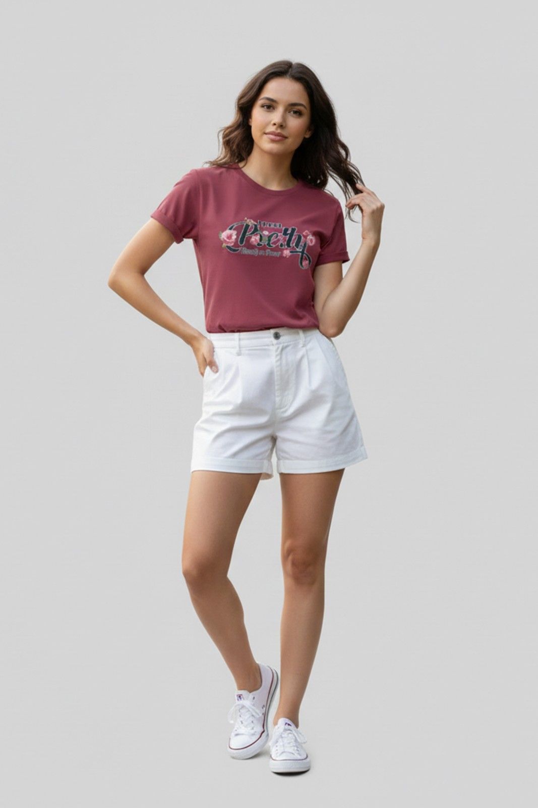 PREETY GRAPHIC PRINTED REGULAR T-SHIRT