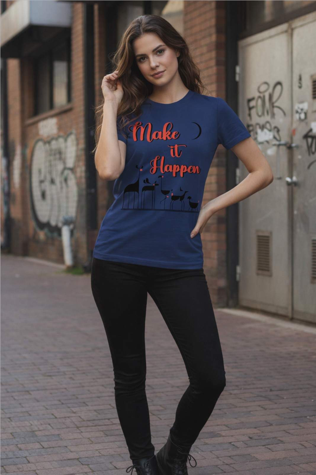 MAKE IT HAPPEN REGULAR T-SHIRT