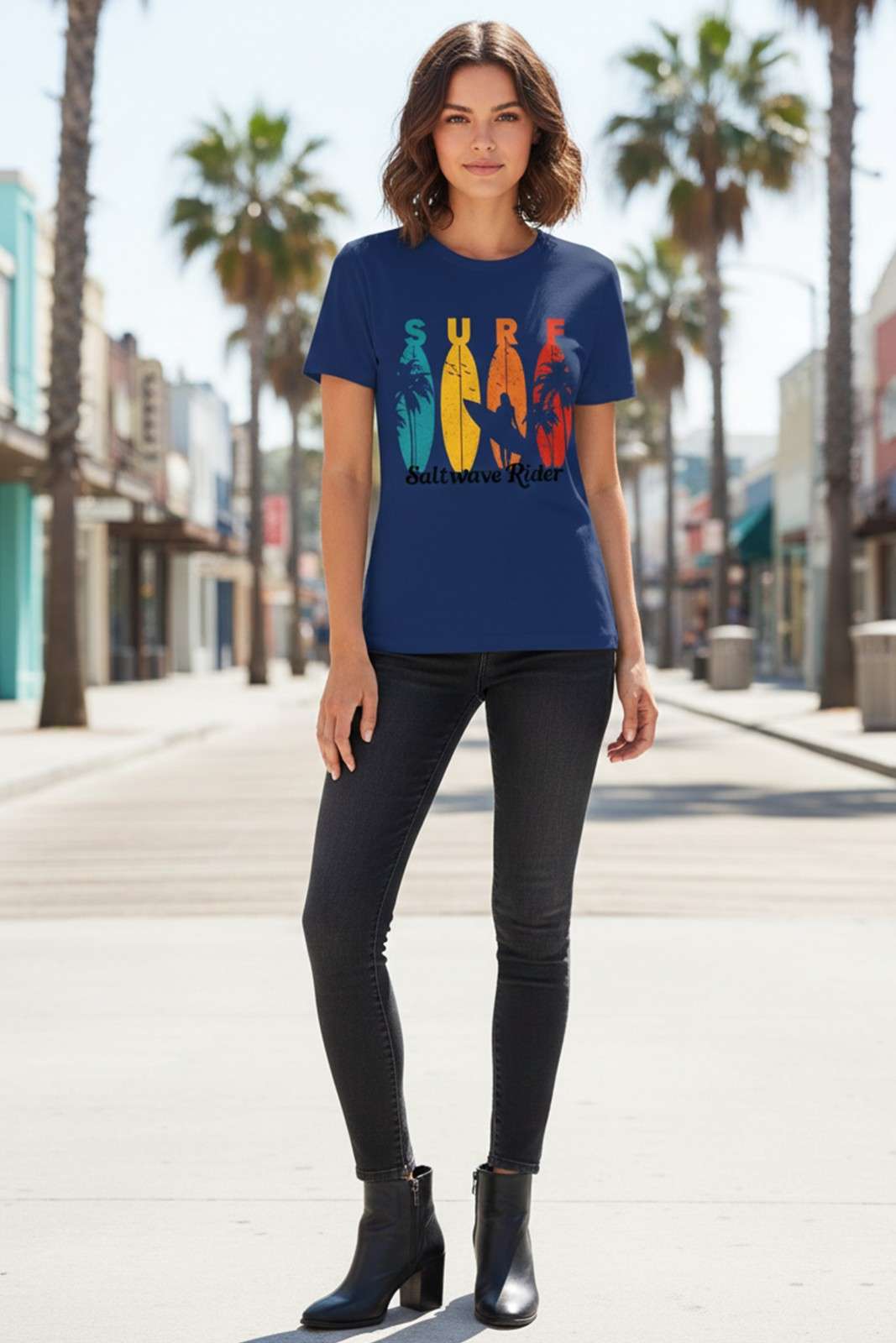 SUNSET BOARD GRAPHIC TEE