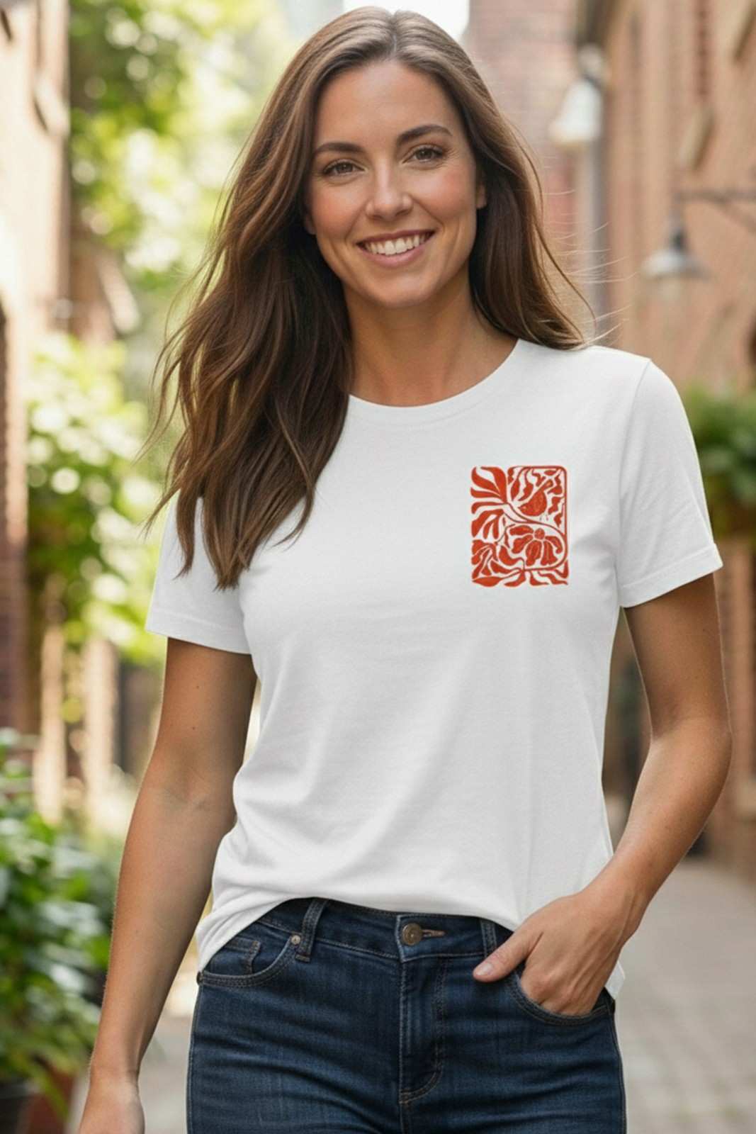 BIRD GRAPHIC PRINTED REGULAR  T-SHIRT