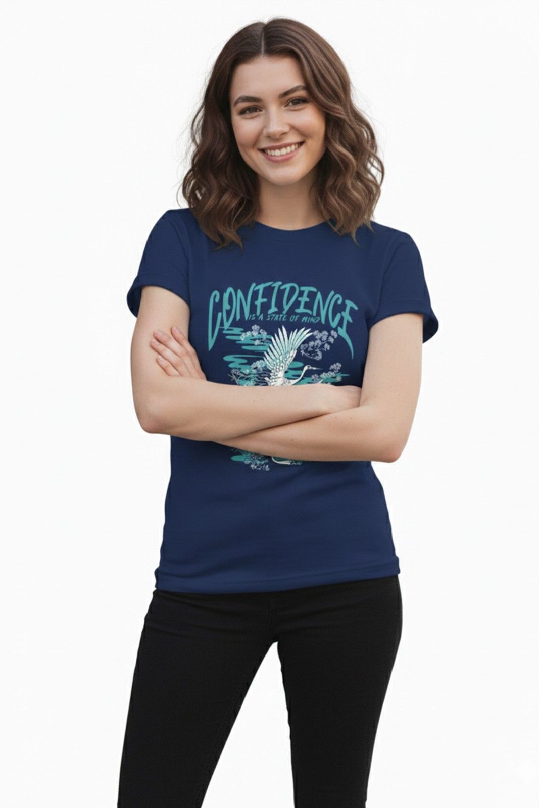 CONFIDENCE GRAPHIC PRNITED REGULAR TEE