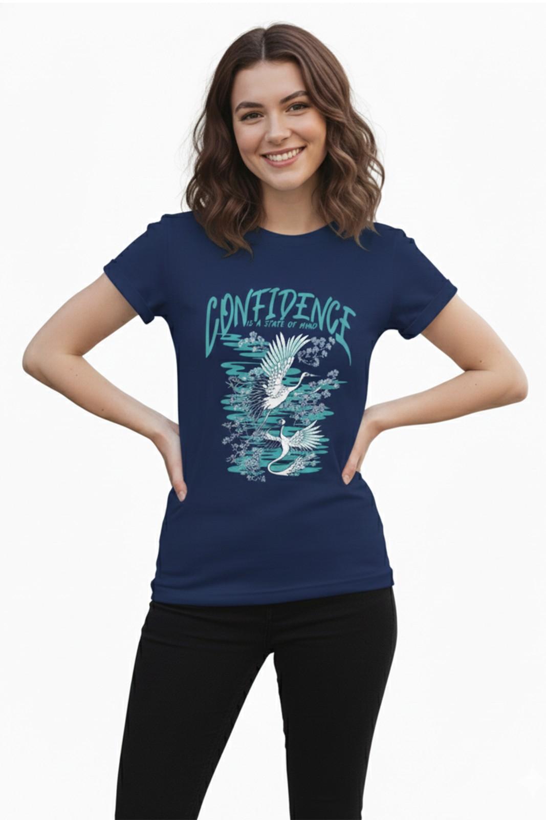 CONFIDENCE GRAPHIC PRNITED REGULAR TEE