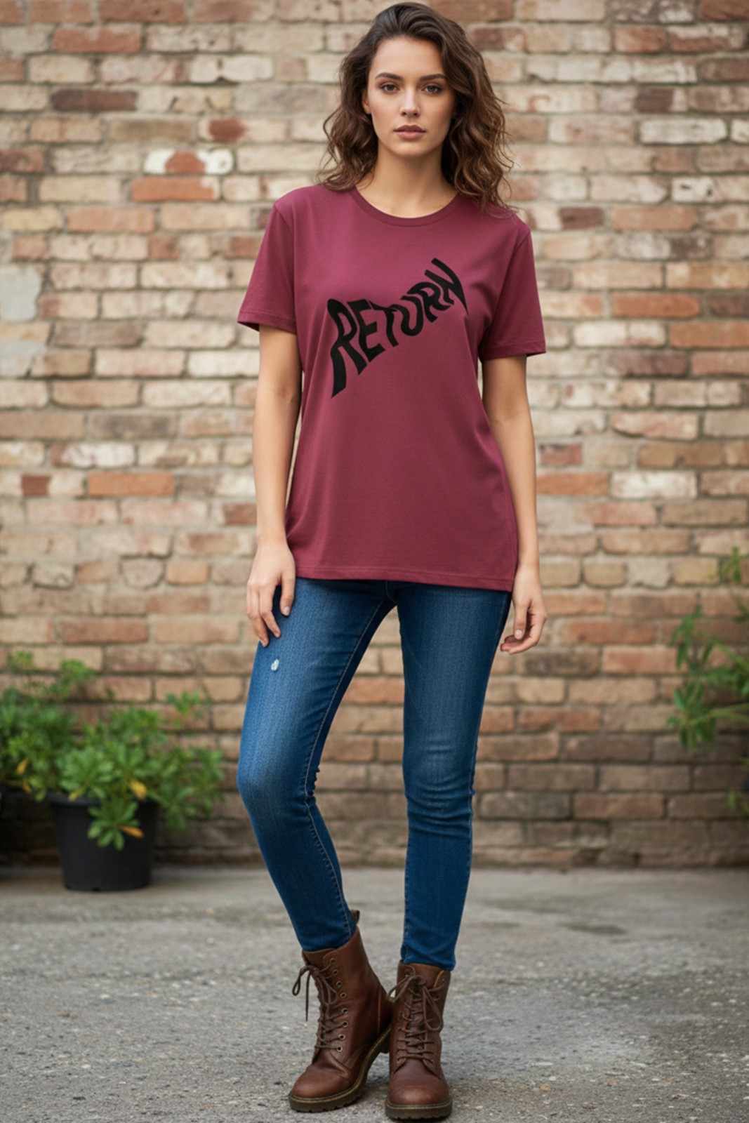 RETURN GRAPHIC PRINTED REGULAR TEE