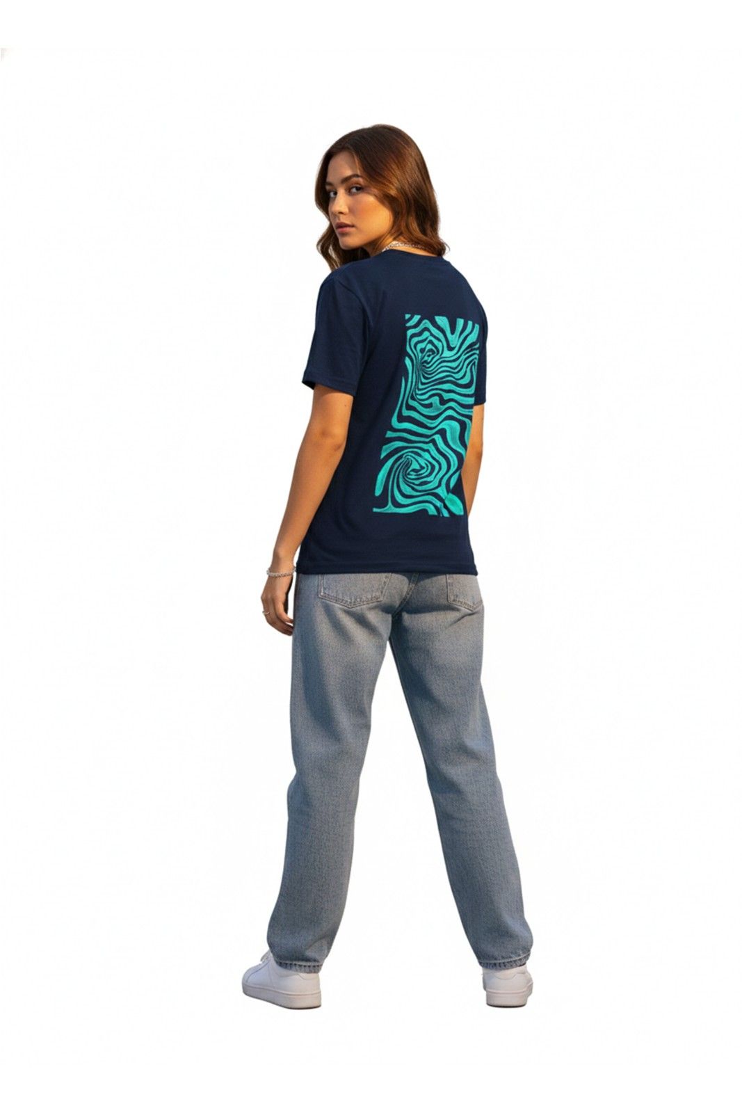 ABSTRACT GRAPHIC PRINTED TEE