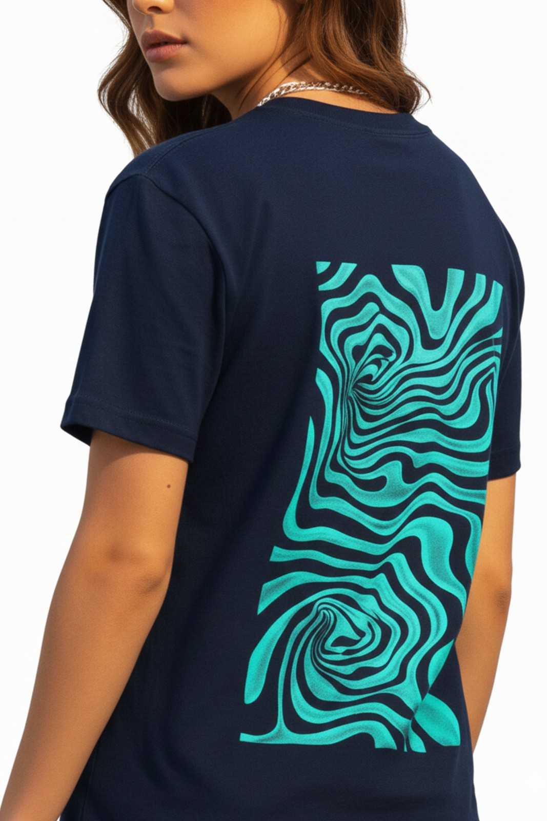 ABSTRACT GRAPHIC PRINTED TEE