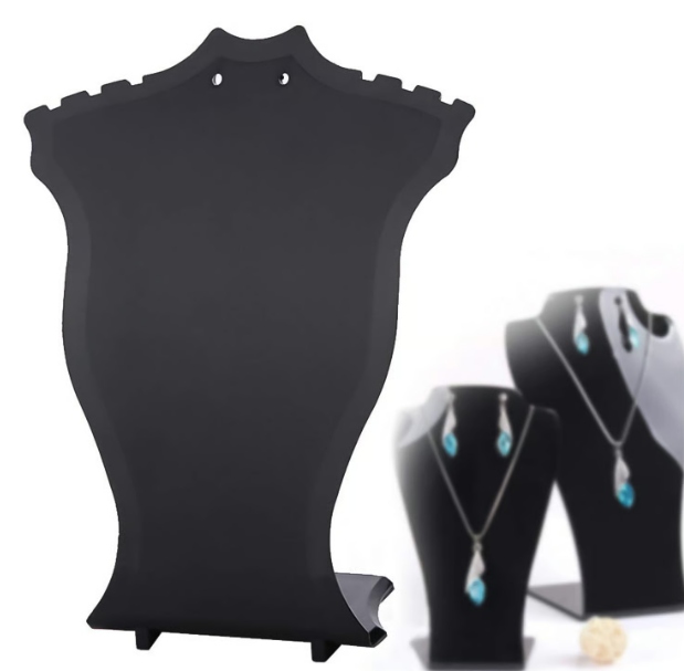 Plastic Necklace Display Stand for Jewel...