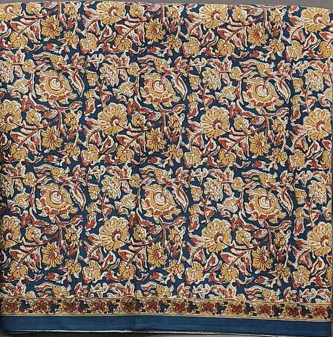 Classic Floral Cotton Unstitched Suit Set with Printed Dupatta