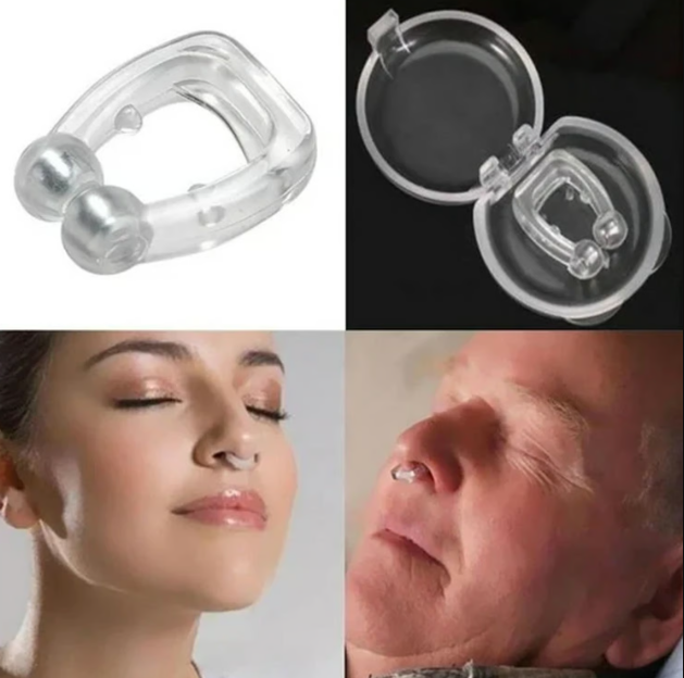 Magnetic Anti-Snoring Nose Clip – Silicone Snore Stopper for Men & Women
